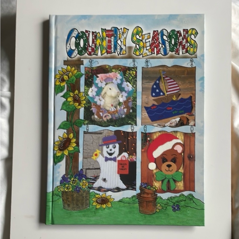 Vintage 1998 Country Seasons First Edition Hardcover Needlecraft Book